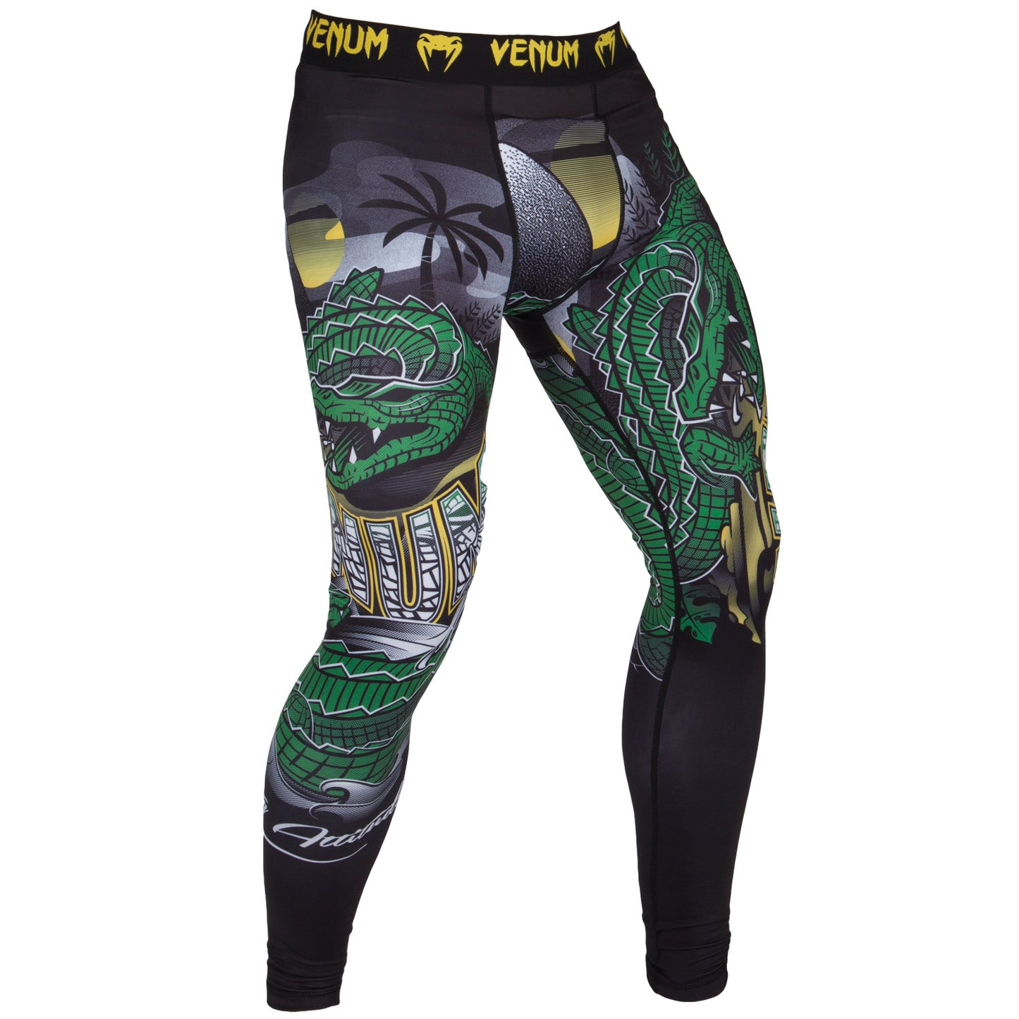 Venum Crocodile Spats - Schwarz