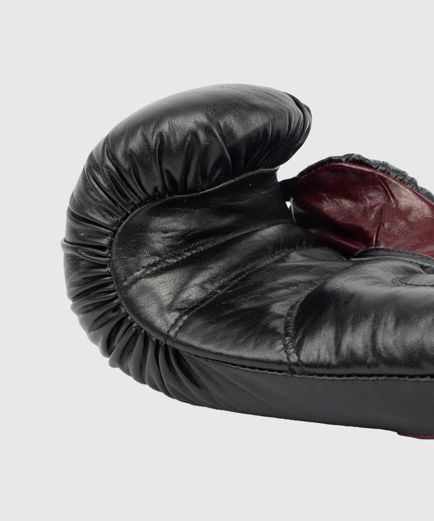 Gants de Metal Boxe Cuir Metal Omega - Noir/Bordeaux