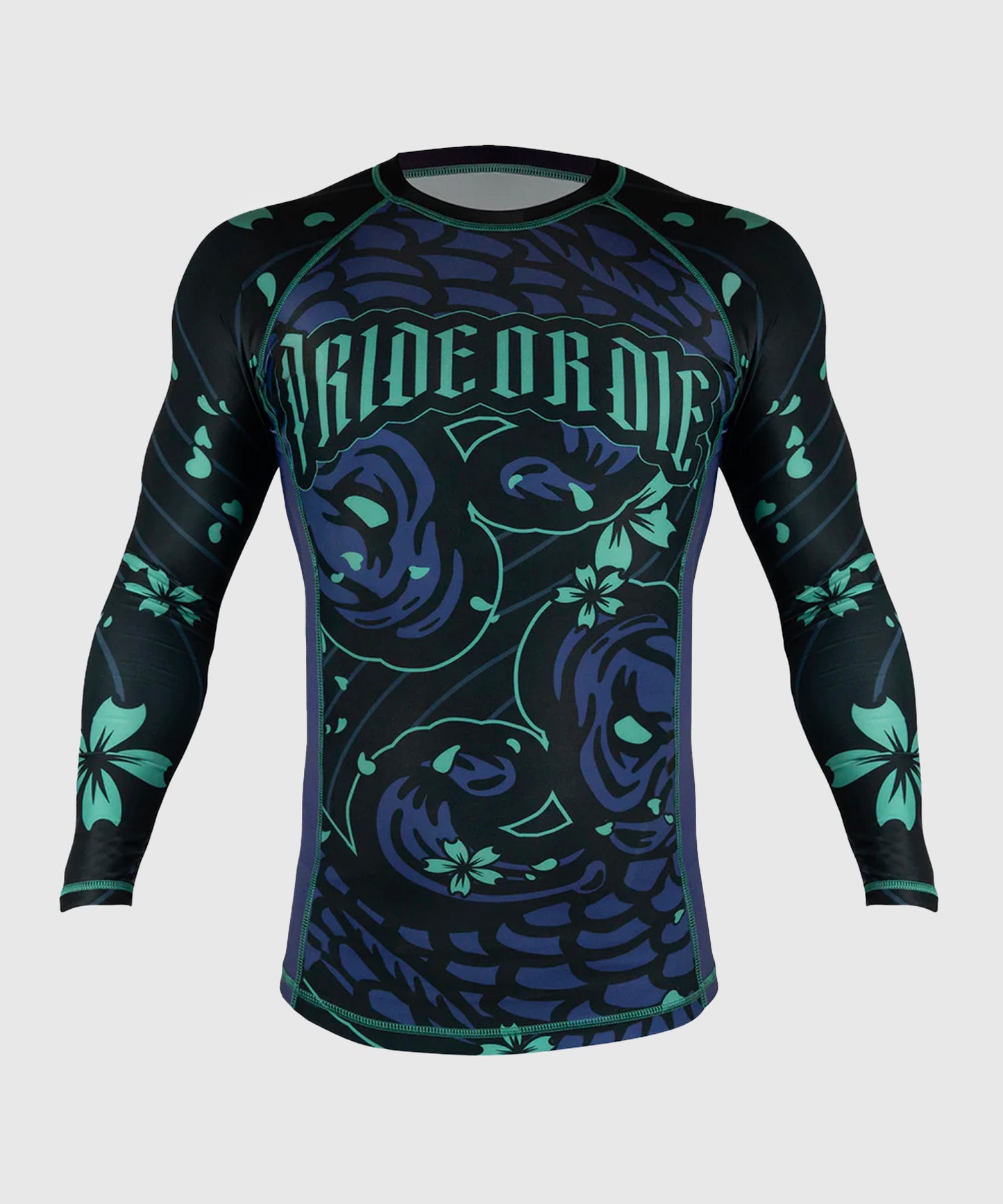 Rashguard À Manches Longues Pride Or Die Survival Of The Fittest - Noir