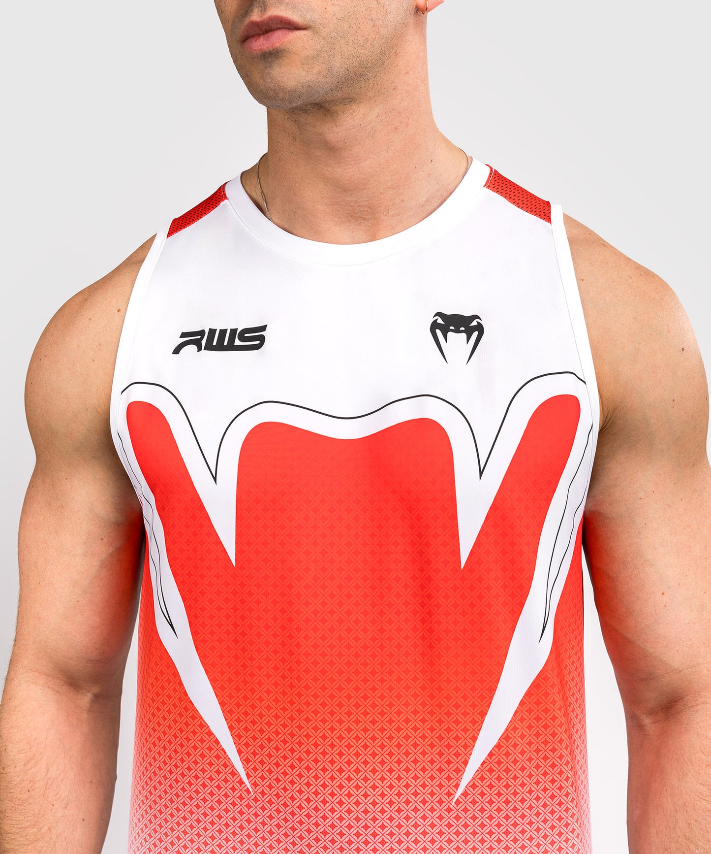 Venum x RWS 2.0 Men’s Dry-Tech Tank Top - White/Red