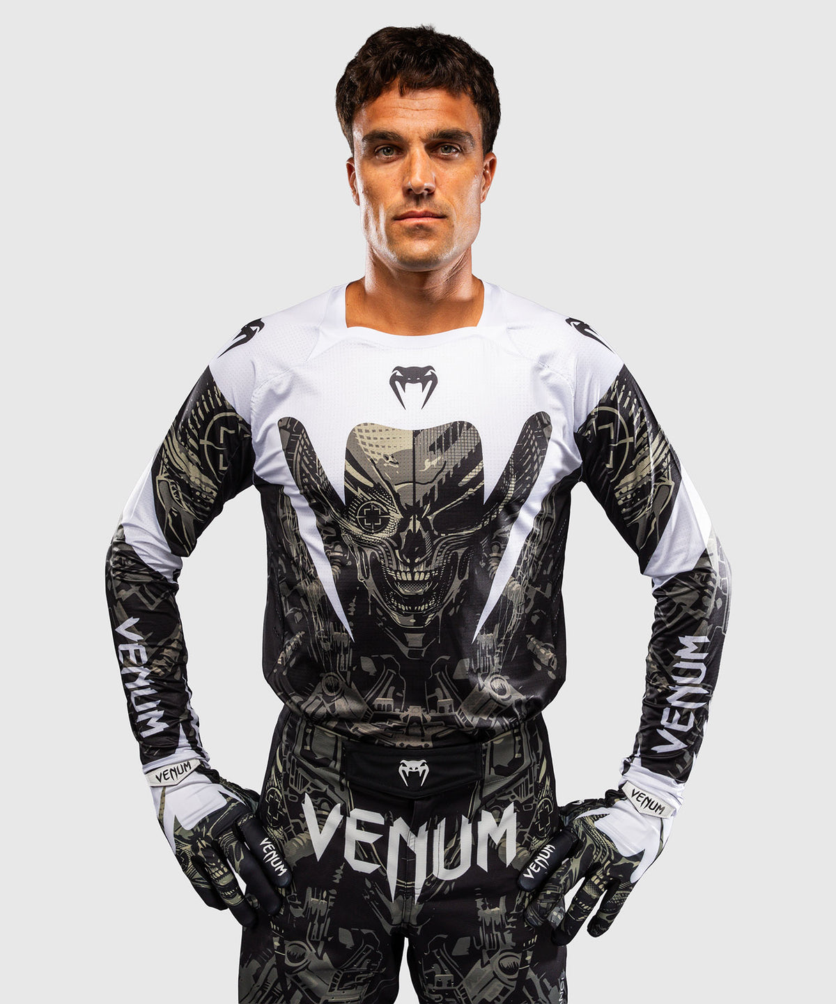 Venum MX Elite Alien Camiseta de Motocross - Negro/Arena