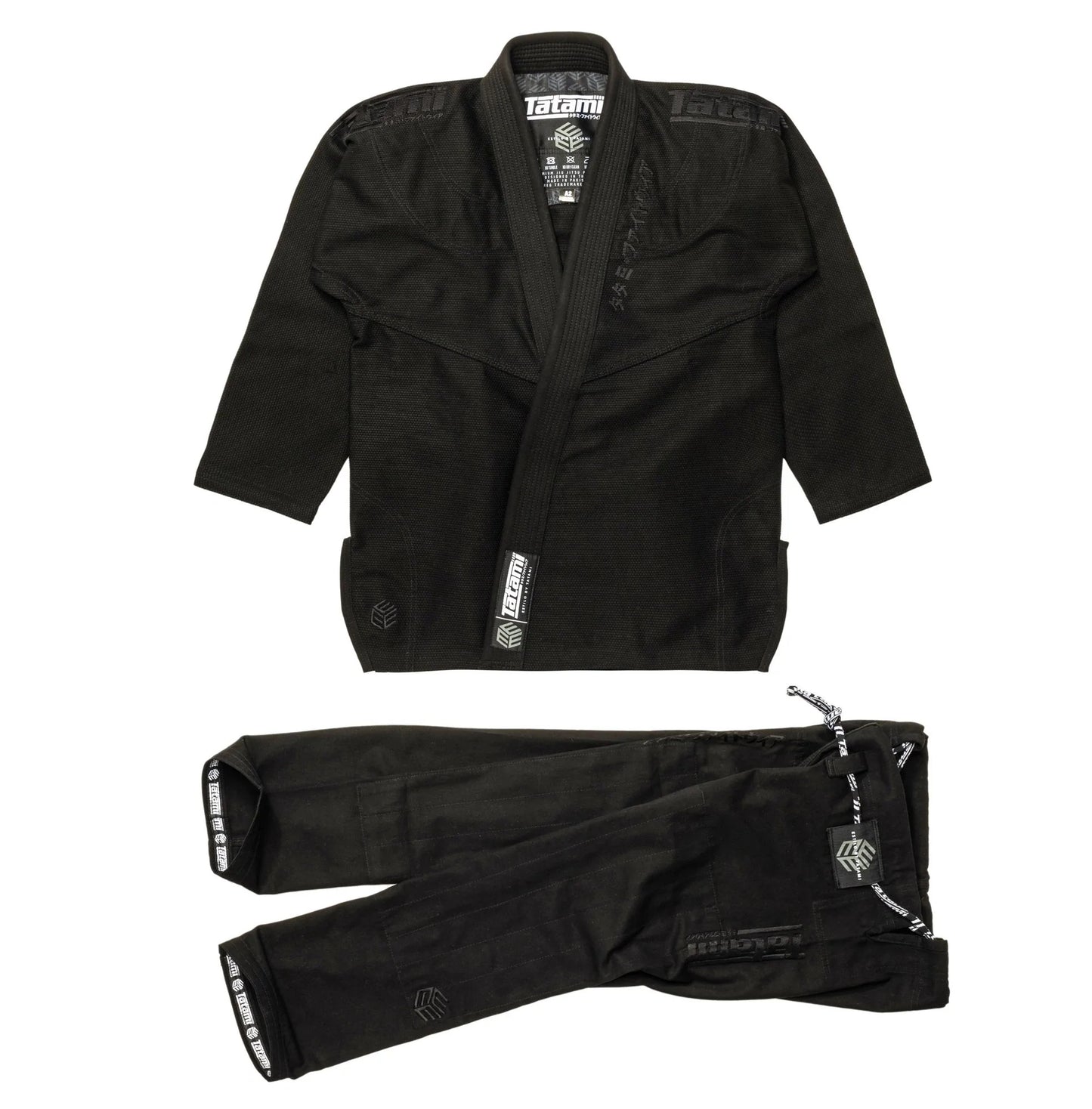 Kimono de JJB Tatami Fightwear Estilo Black Label - Noir/Noir