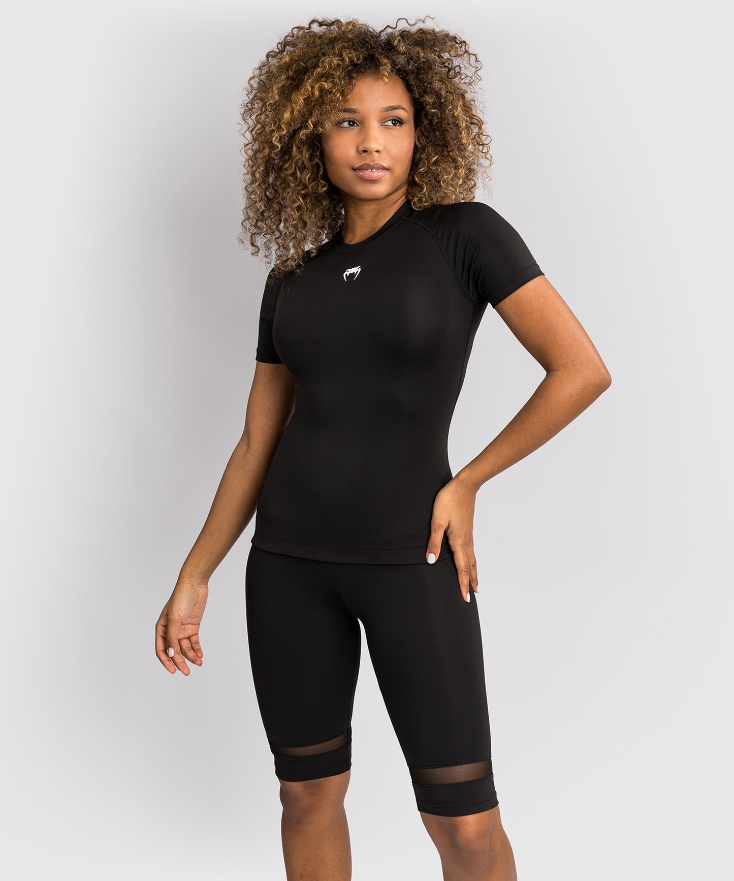 Rashguard à manches courtes pour Femmes Venum Aero XT - Noir