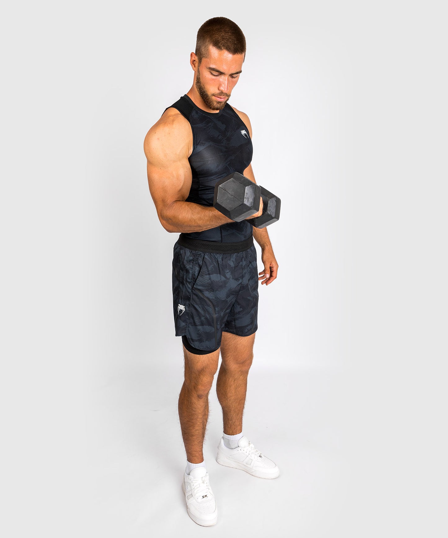Venum Electron 3.0 Ärmelloser Rashguard - Schwarz