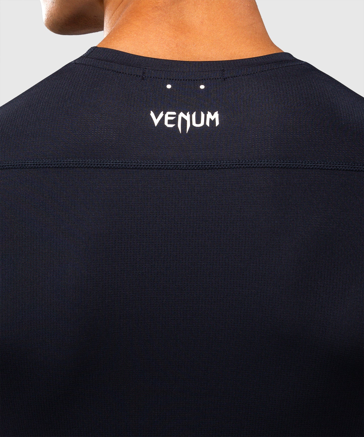Venum G-Core Rashguard Manga Corta - Azul Marino/Blanco