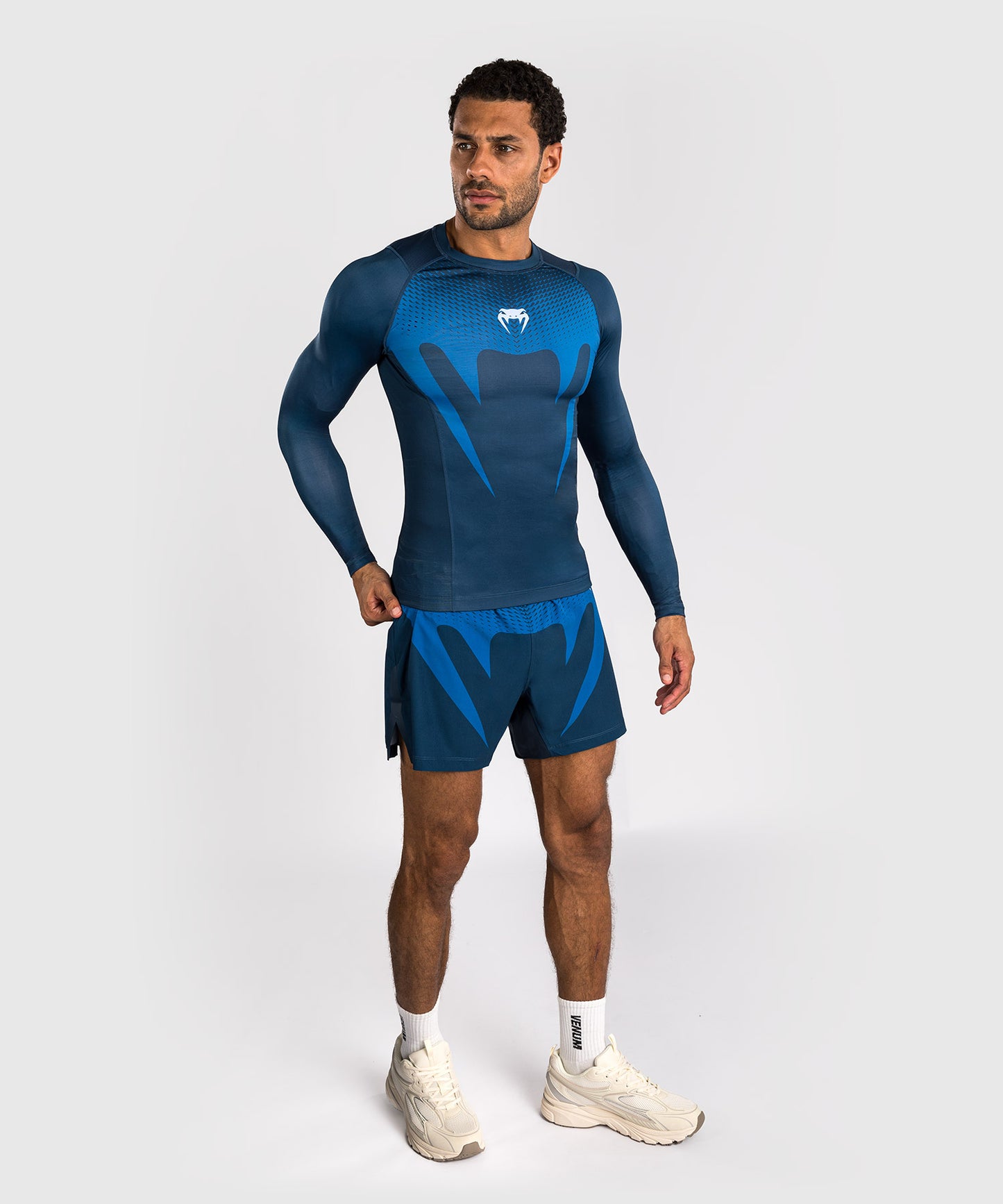 Venum No Gi Rashguards - Indigo