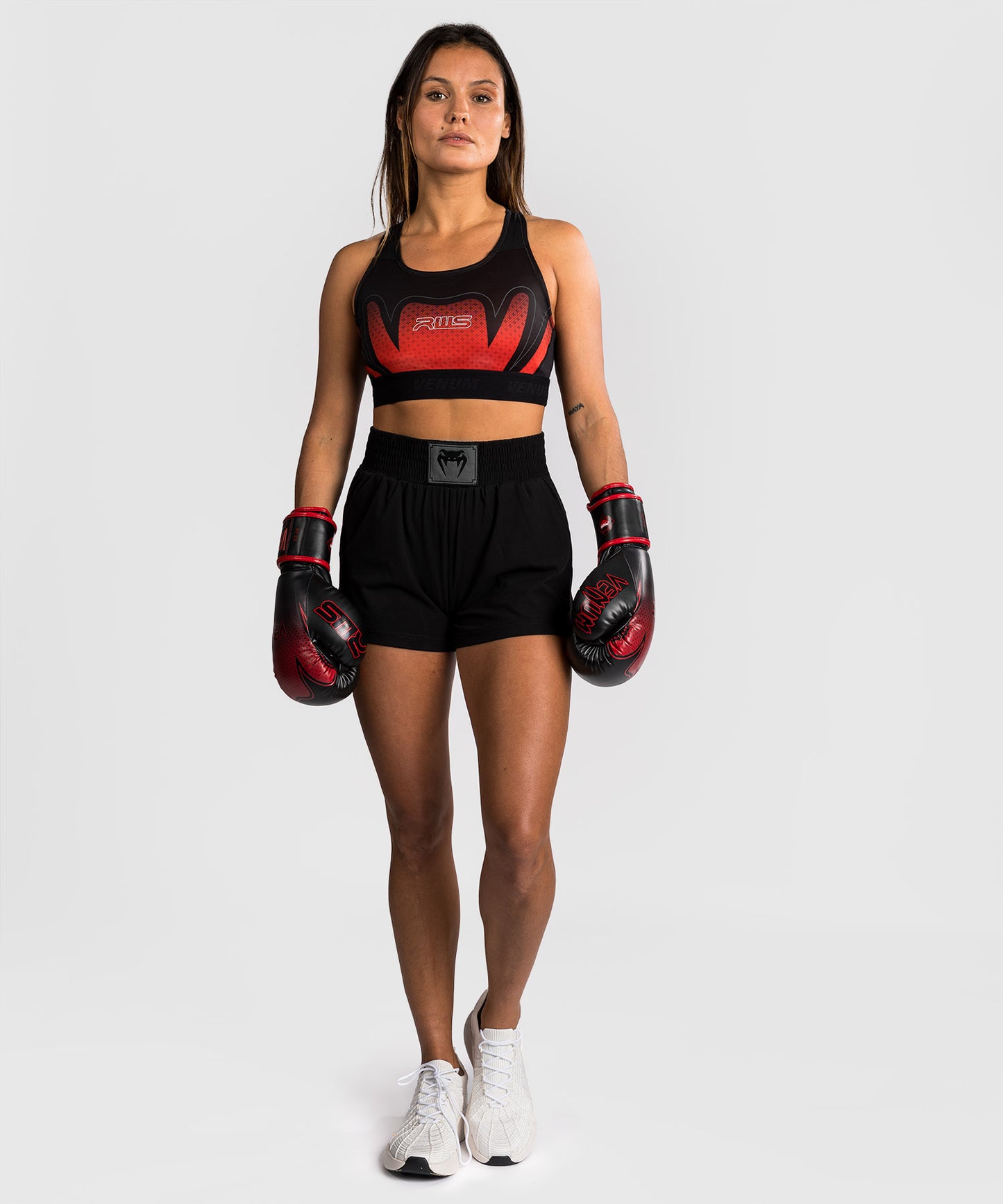 Venum x RWS 2.0 Damen Sport-BH – Schwarz/Rot