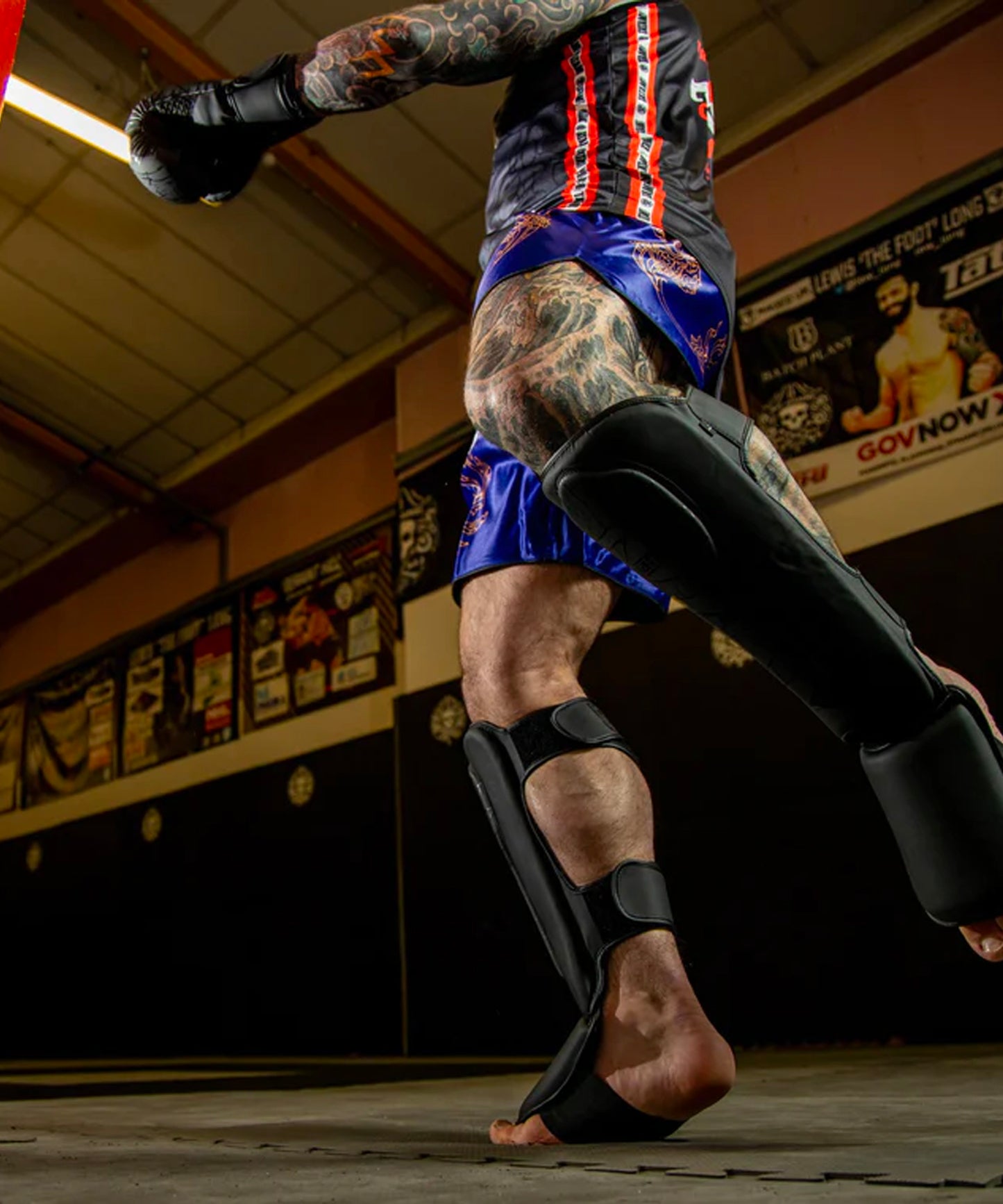 Protège-tibias tatami Fightwear Obsidian - Noir
