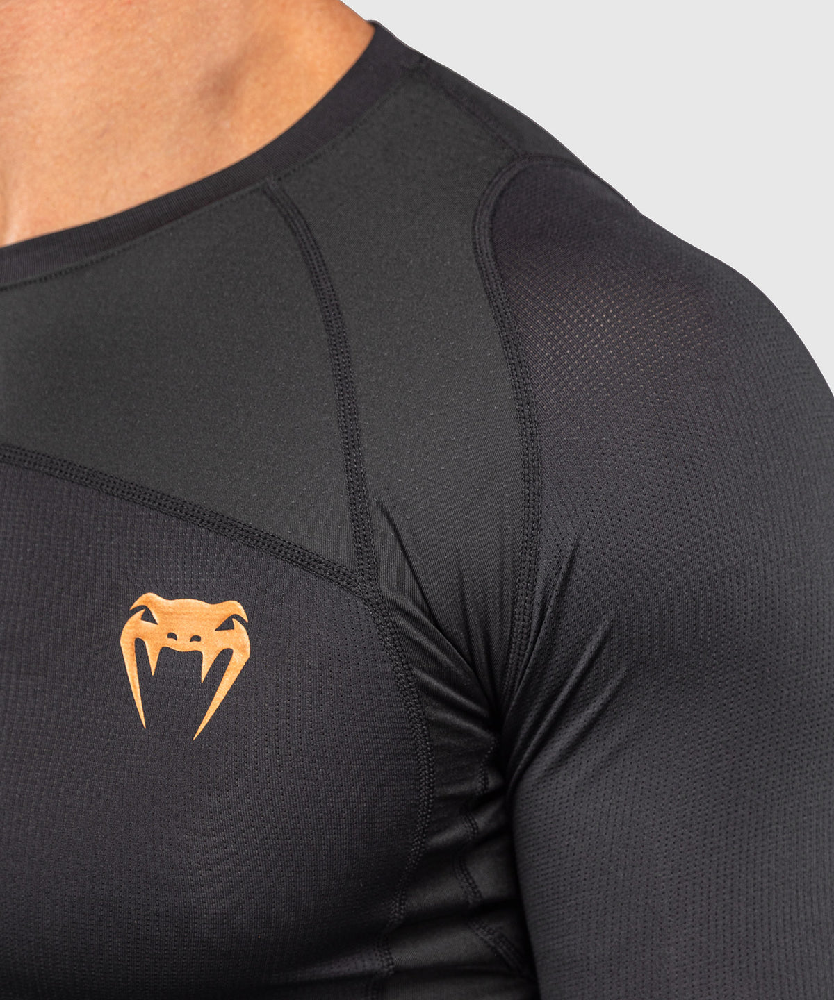 Rashguard manches longues Venum G-Fit Revolution - Noir/Cuivre