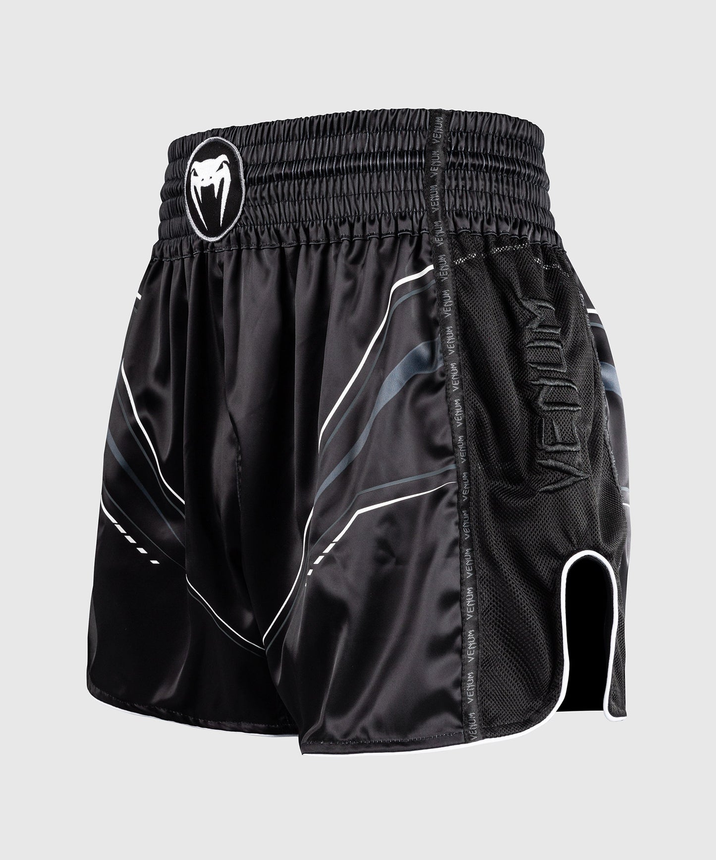 Venum Streamline Pantaloncini Muay Thaï – Nero/Bianco