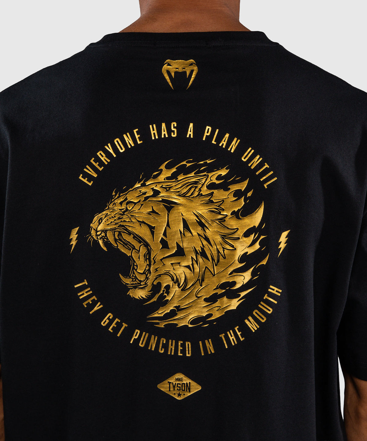 T-shirt Venum x Mike Tyson Tiger - Noir/Or
