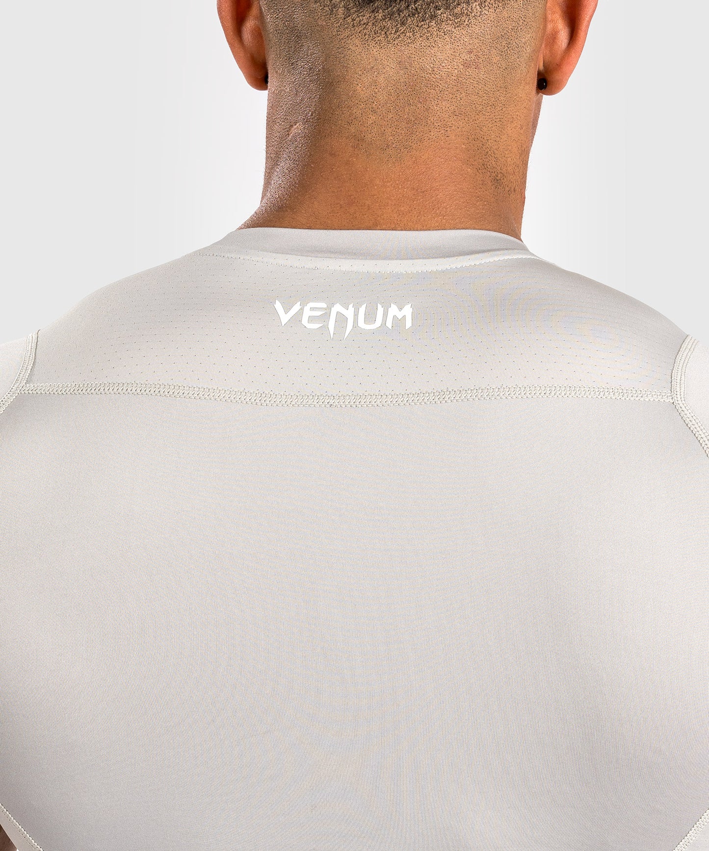 Venum Attack Herren Kurzarm Rashguard - Sand