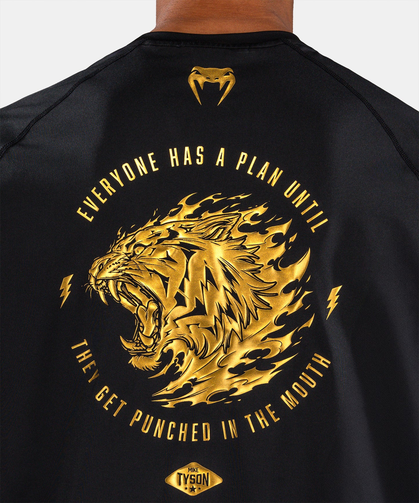 T-shirt Dry Tech Venum x Mike Tyson Tiger - Noir/Or