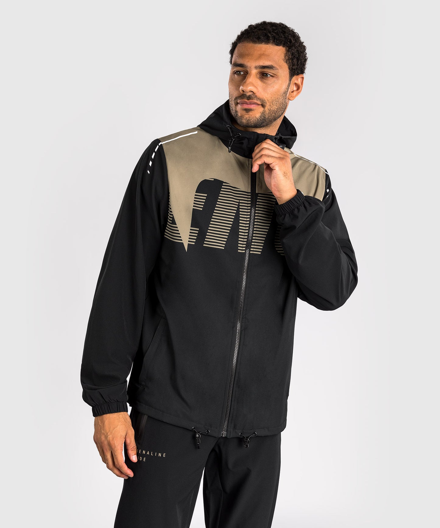 Veste de Survêtement Venum Adrenaline – Noir/Sable