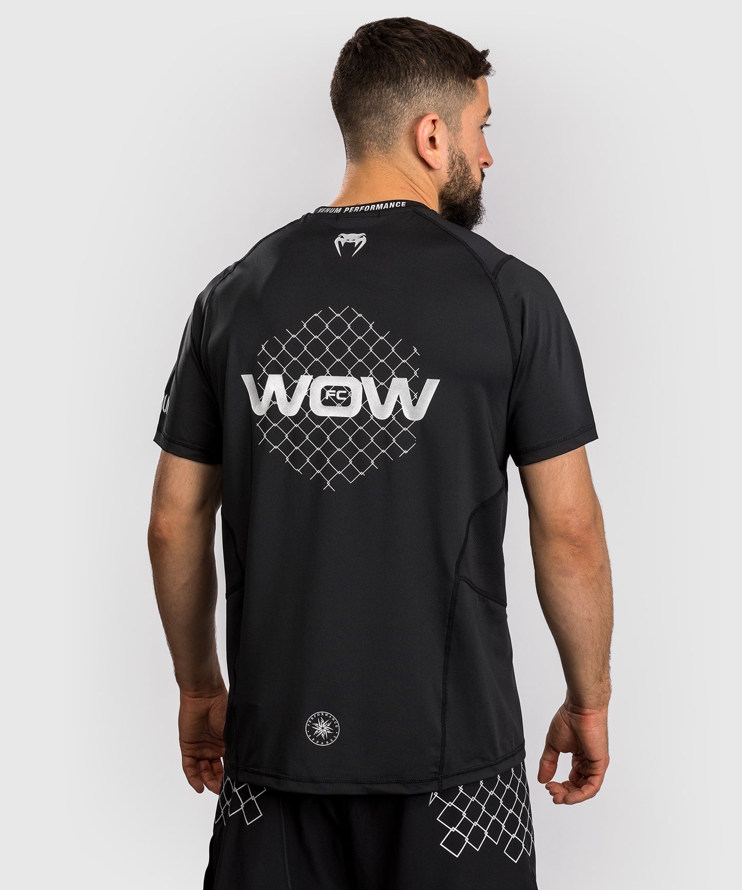 Venum x WOW FC Dry-Tech T-Shirt - Schwarz/Grau
