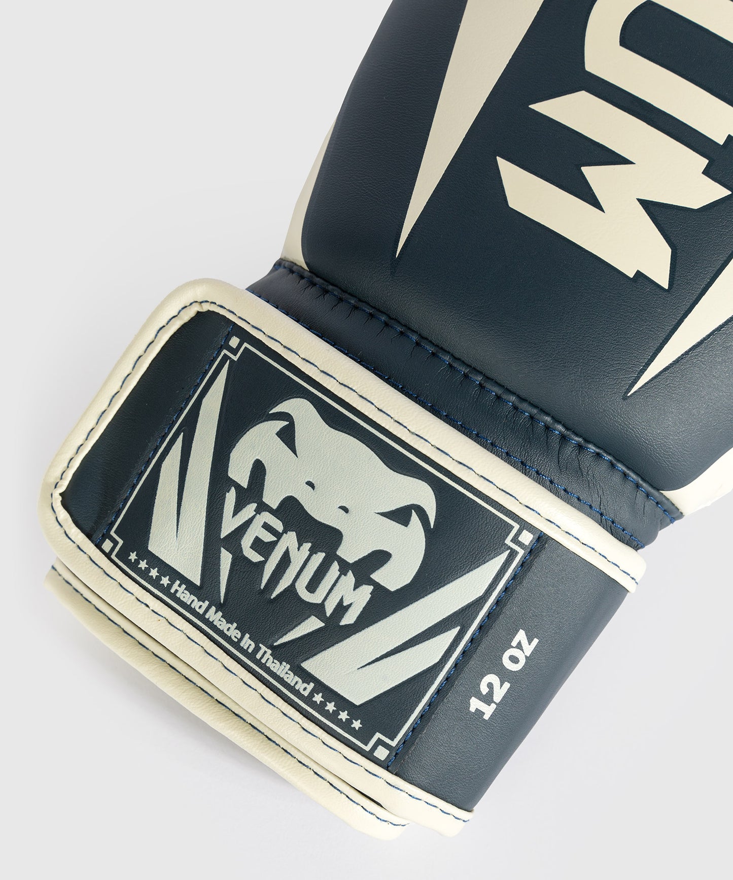 Venum Elite Boxhandschuhe - Weiß/Marineblau