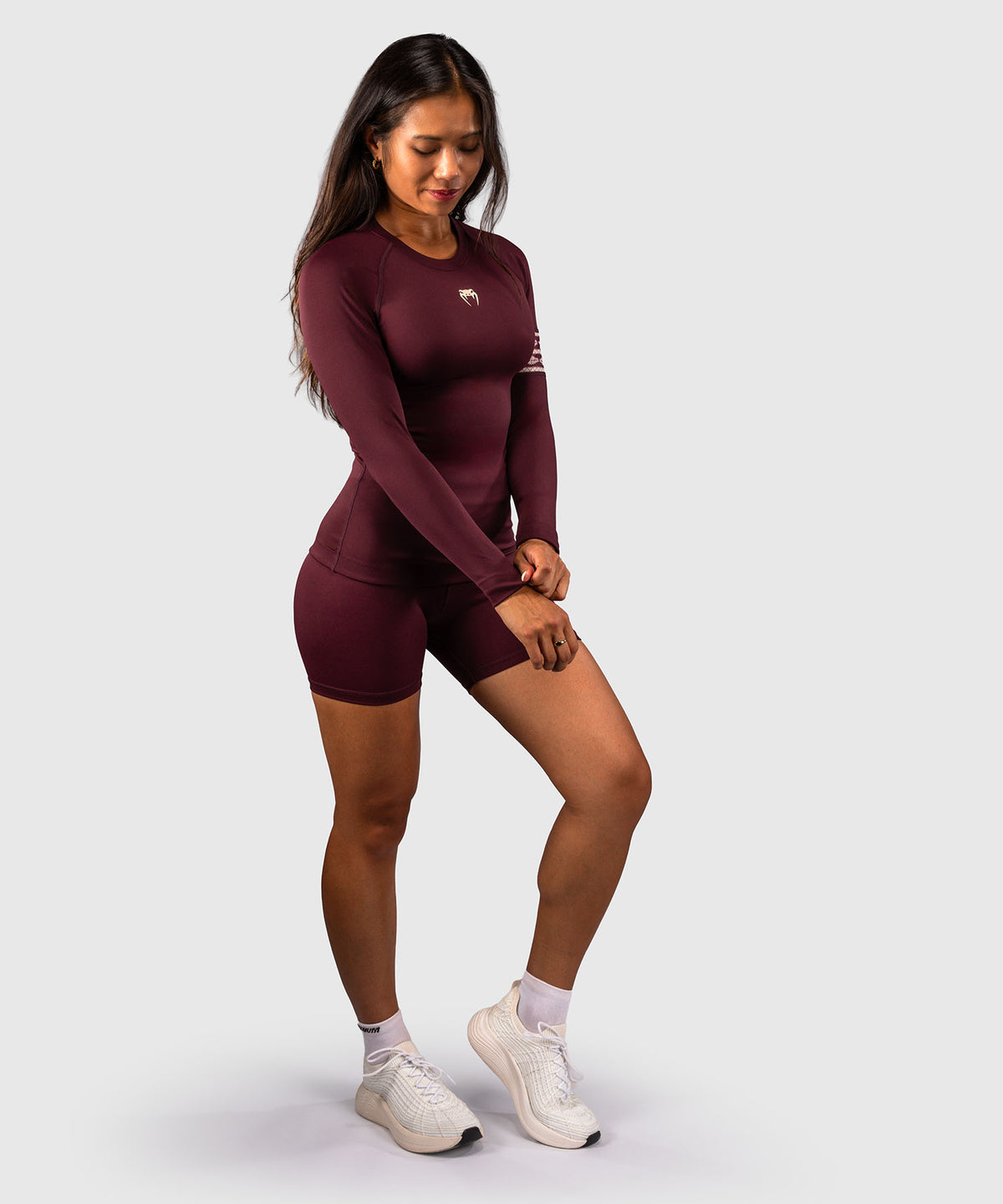 Venum Talisman Langarm Rashguard - Pflaume