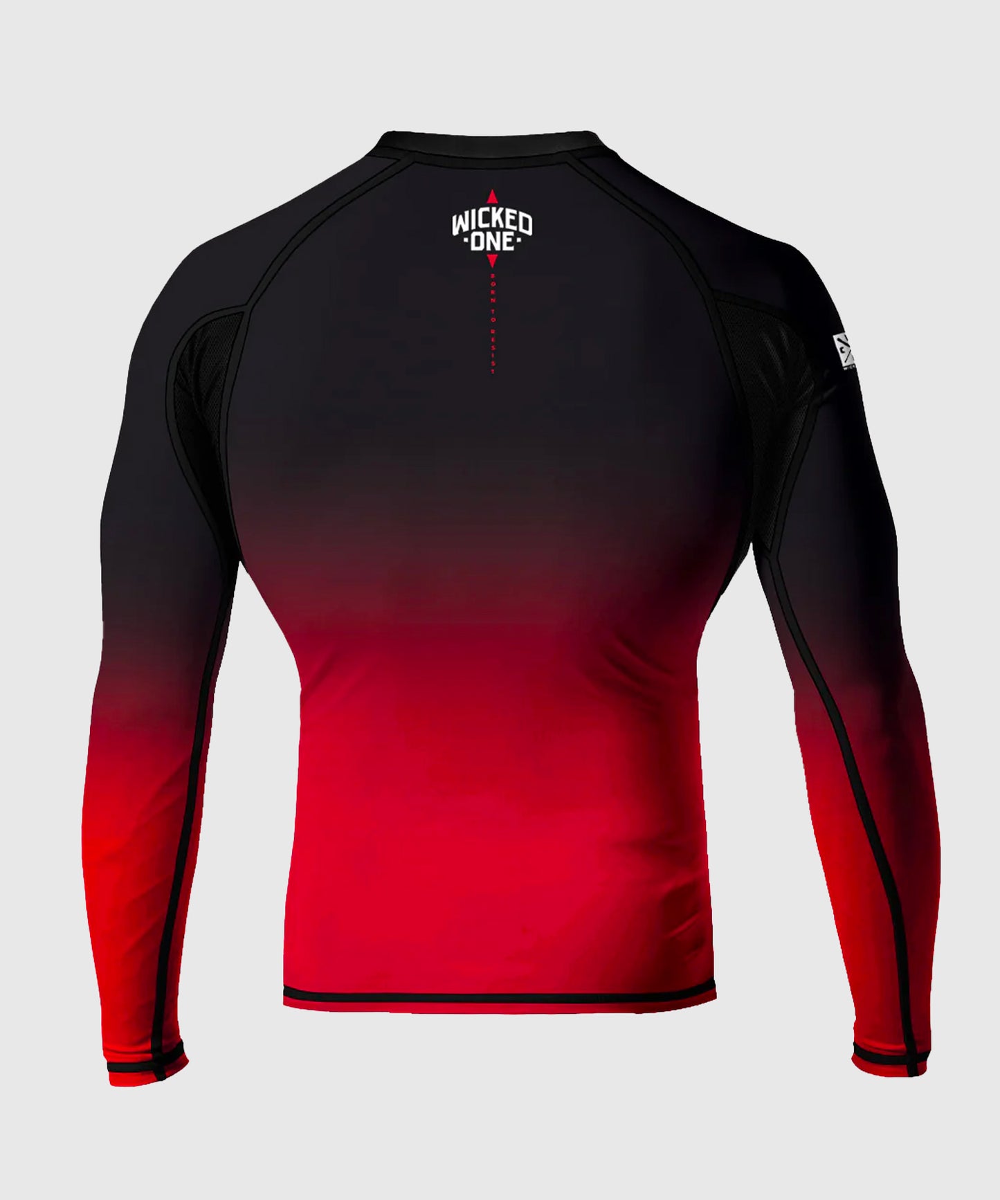 Rashguard À Manches Longues Wicked One Ghost - Noir/Rouge
