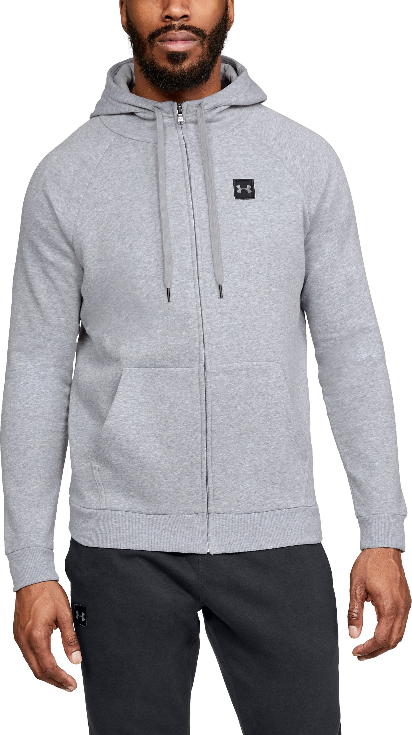 Under Armour Rival Fleece Fz Sudadera con Capucha – Gris