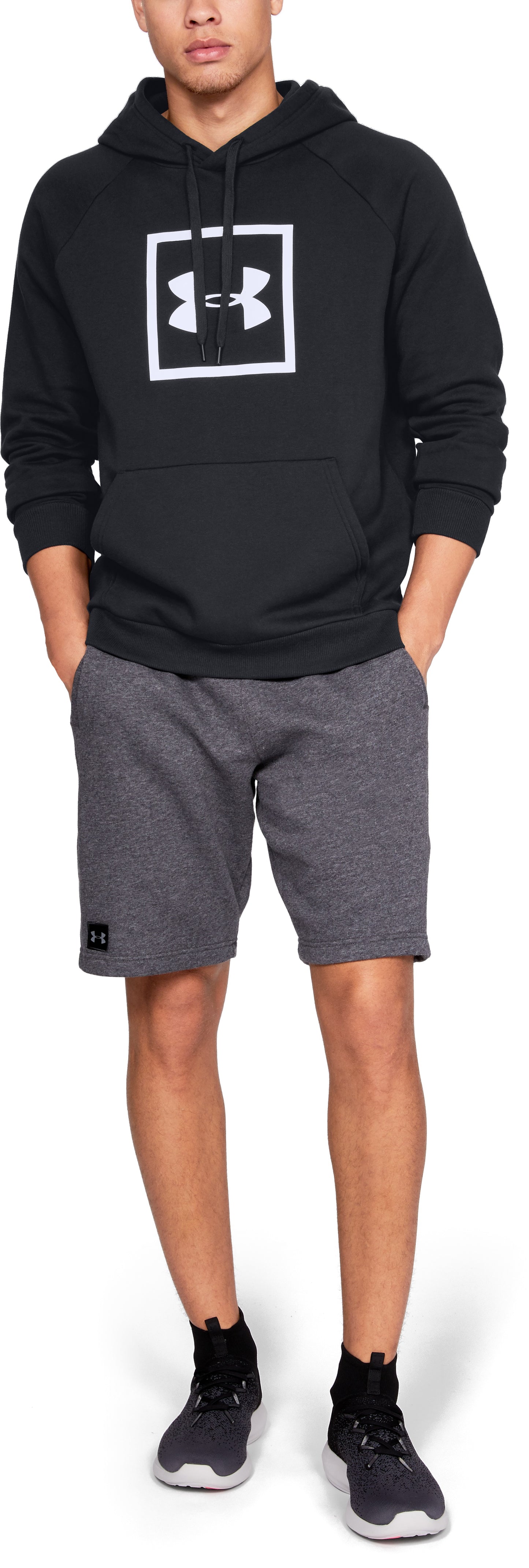 Under Armour Rival Fleece Kapuzenpullover – Schwarz