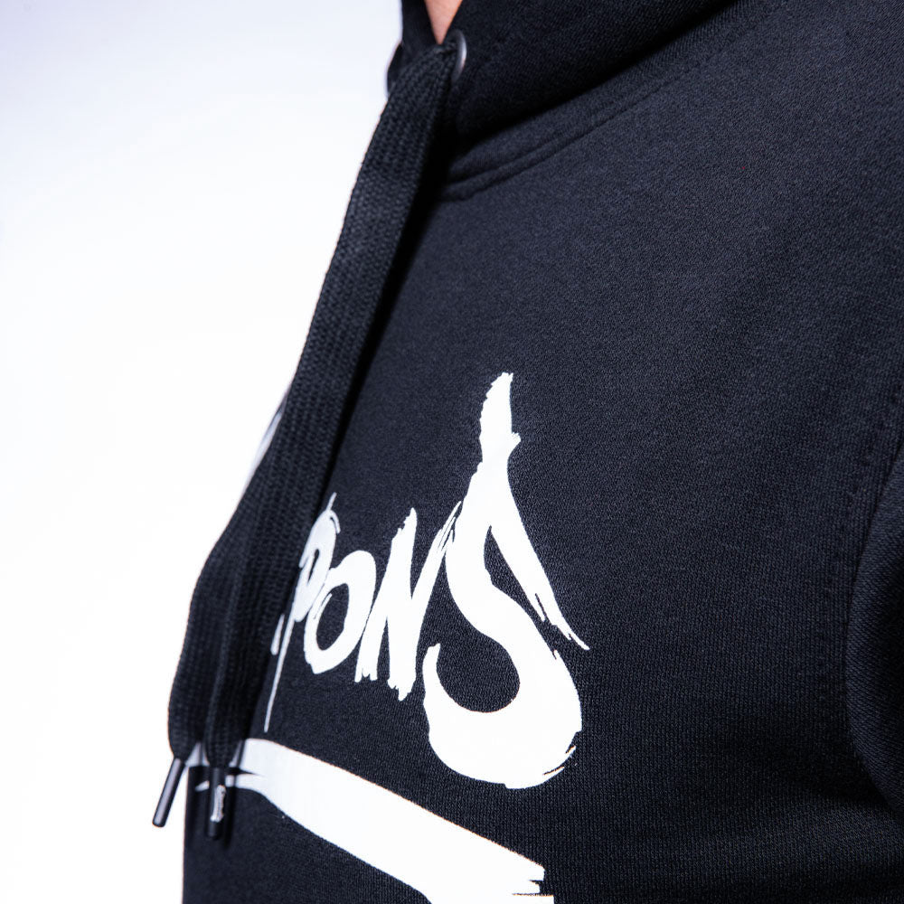 Sweatshirt À Capuche 8 Weapons Unlimited - Noir