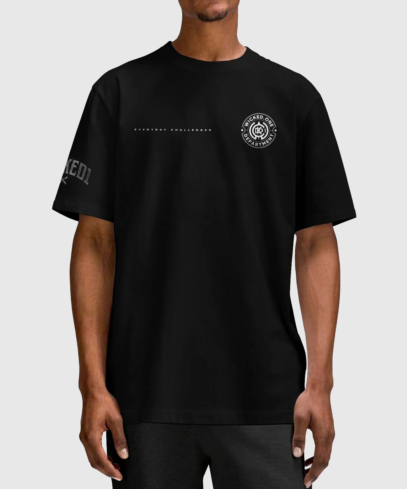 Wicked One Department Oversize-T-Shirt - Schwarz