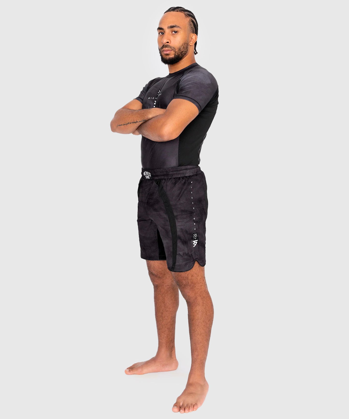 Wicked One Eager Contest Fightshorts - Negro