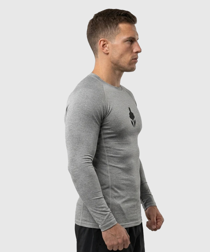 Tyce Skin Camiseta de Compresión de Manga Larga - Gris