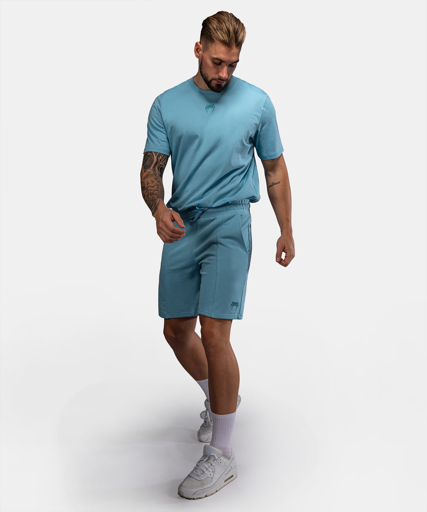 Venum Contender Fleece Cotton Shorts - Turquoise