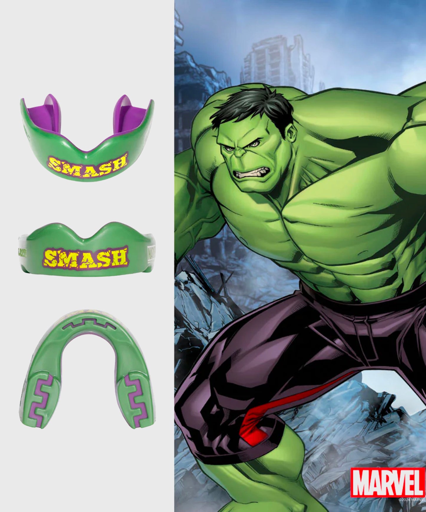 Safejawz Marvel - The Hulk Protector Bucal - Verde