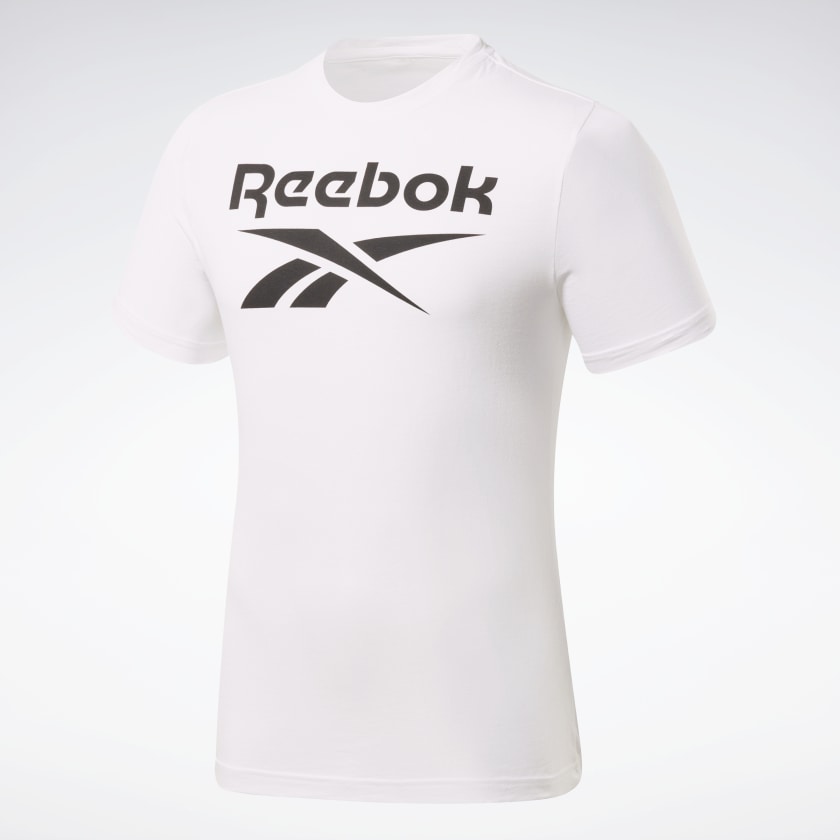 Reebok Stacked T-Shirt - Weiß/Schwarz