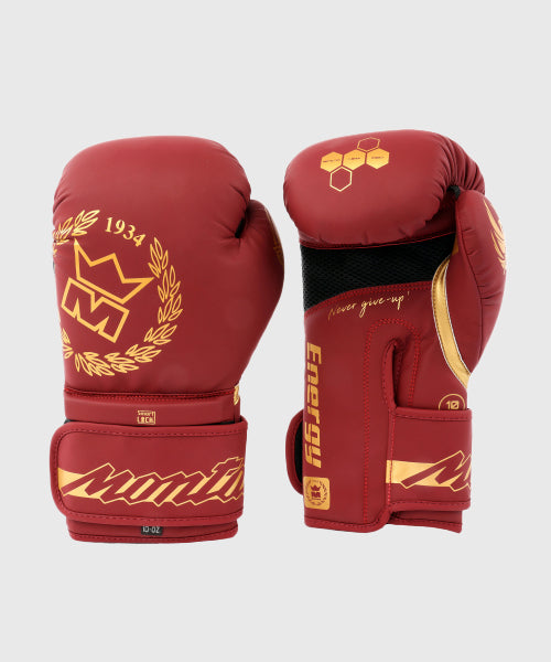 Montana Energy Legend Guantes de Boxeo - Rojo/Oro