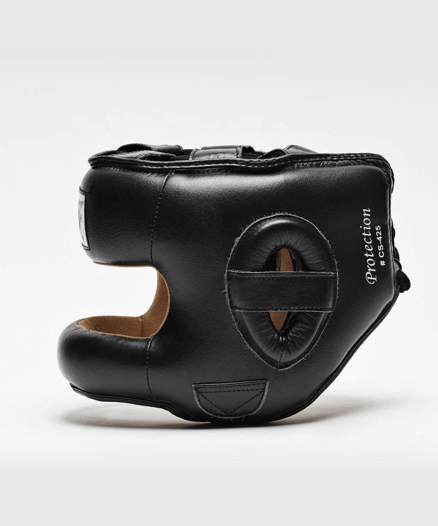 Leone Protection Boxhelm mit Barre - Schwarz