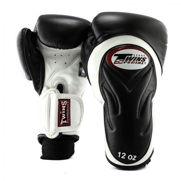 Twins BGVL6 Guantes de Boxeo - Negro/Blanco