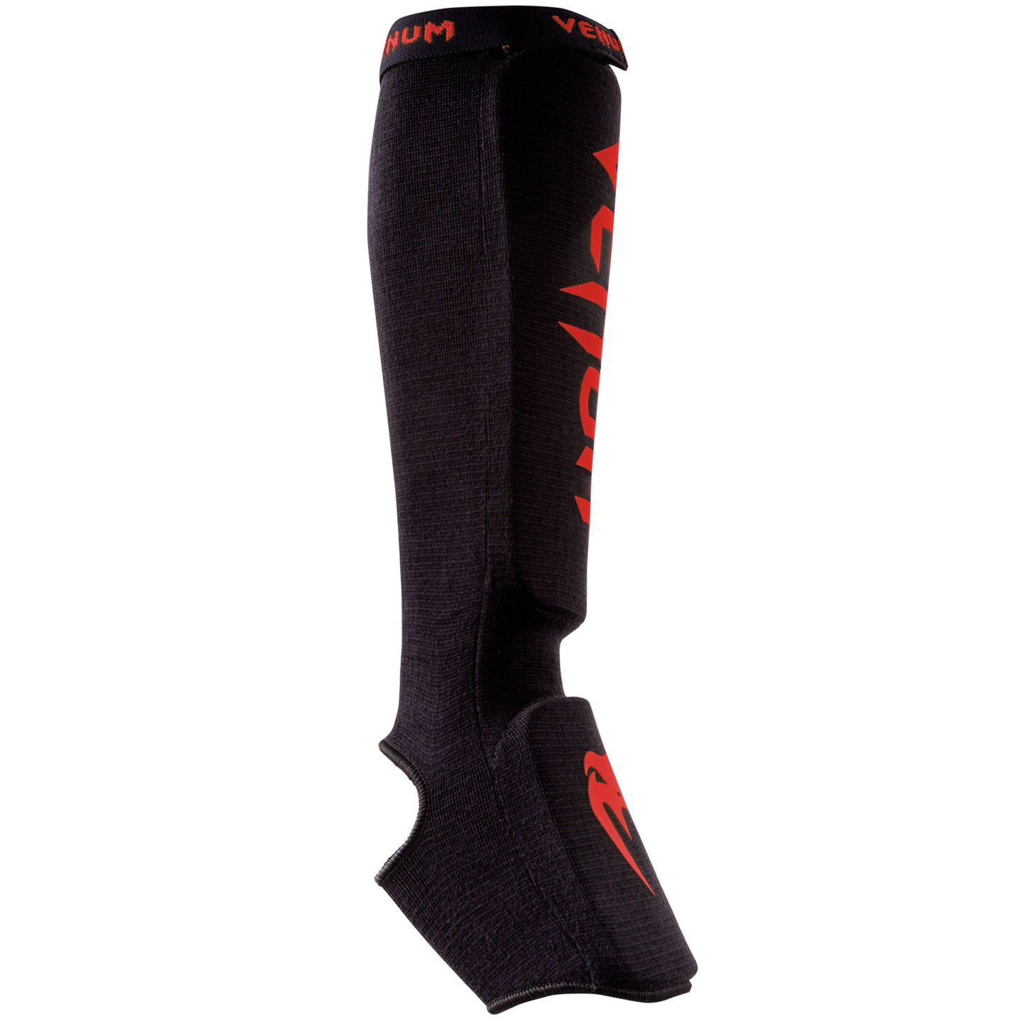 Venum Kontact Shinguards - Black/Red