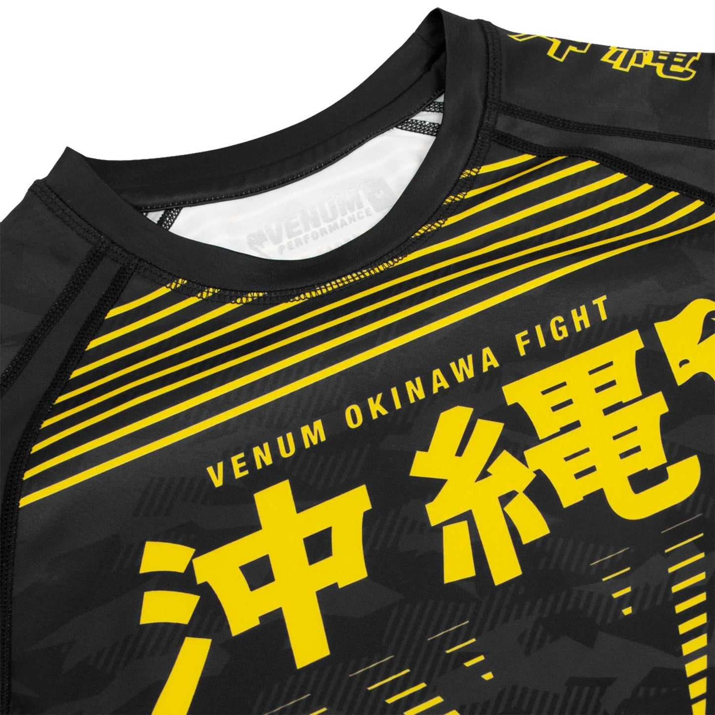Rashguard Venum Okinawa 2.0 - Long Sleeve - Black/Yellow