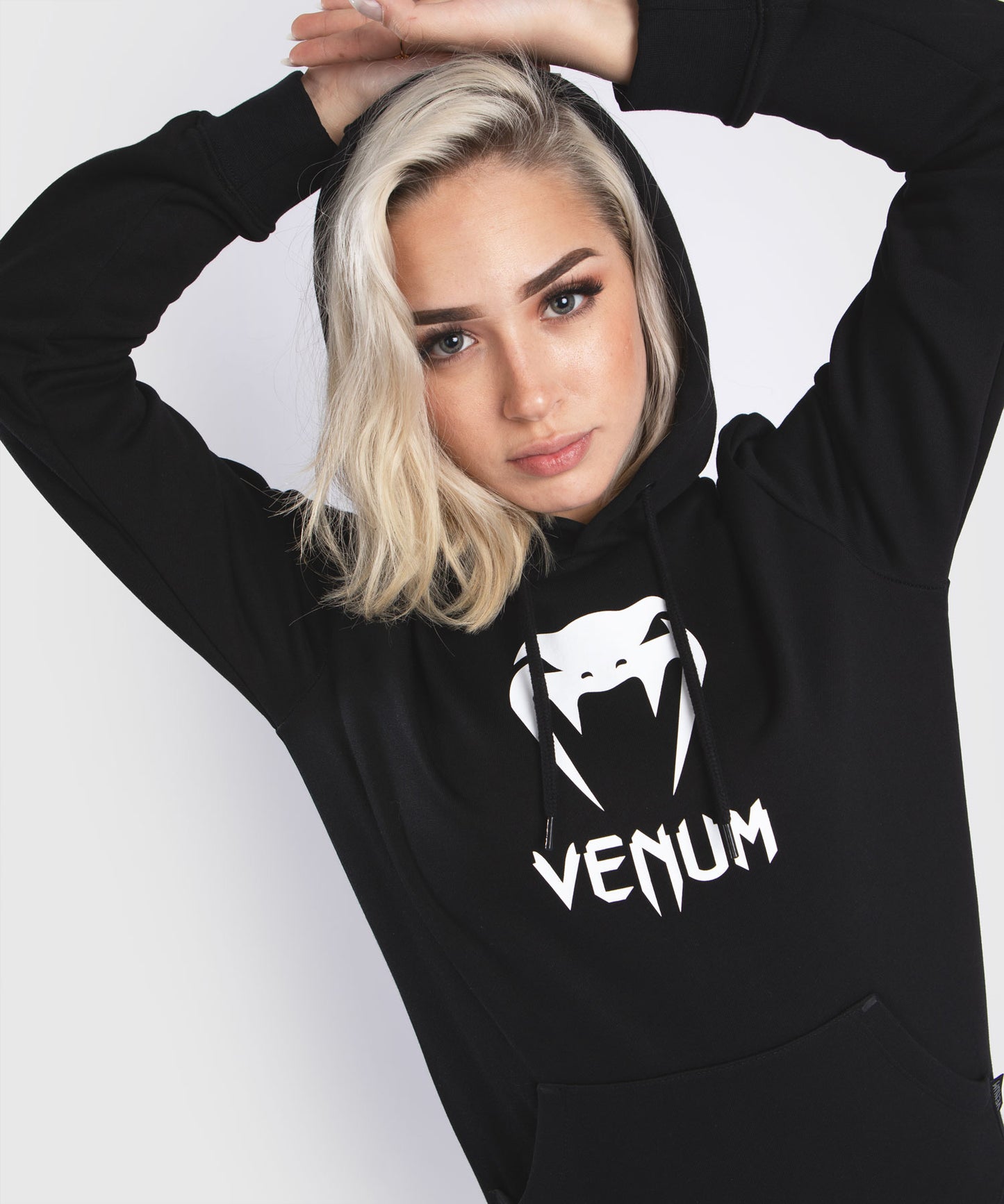 Sudadera con capucha Venum Classic - De mujer - Negro