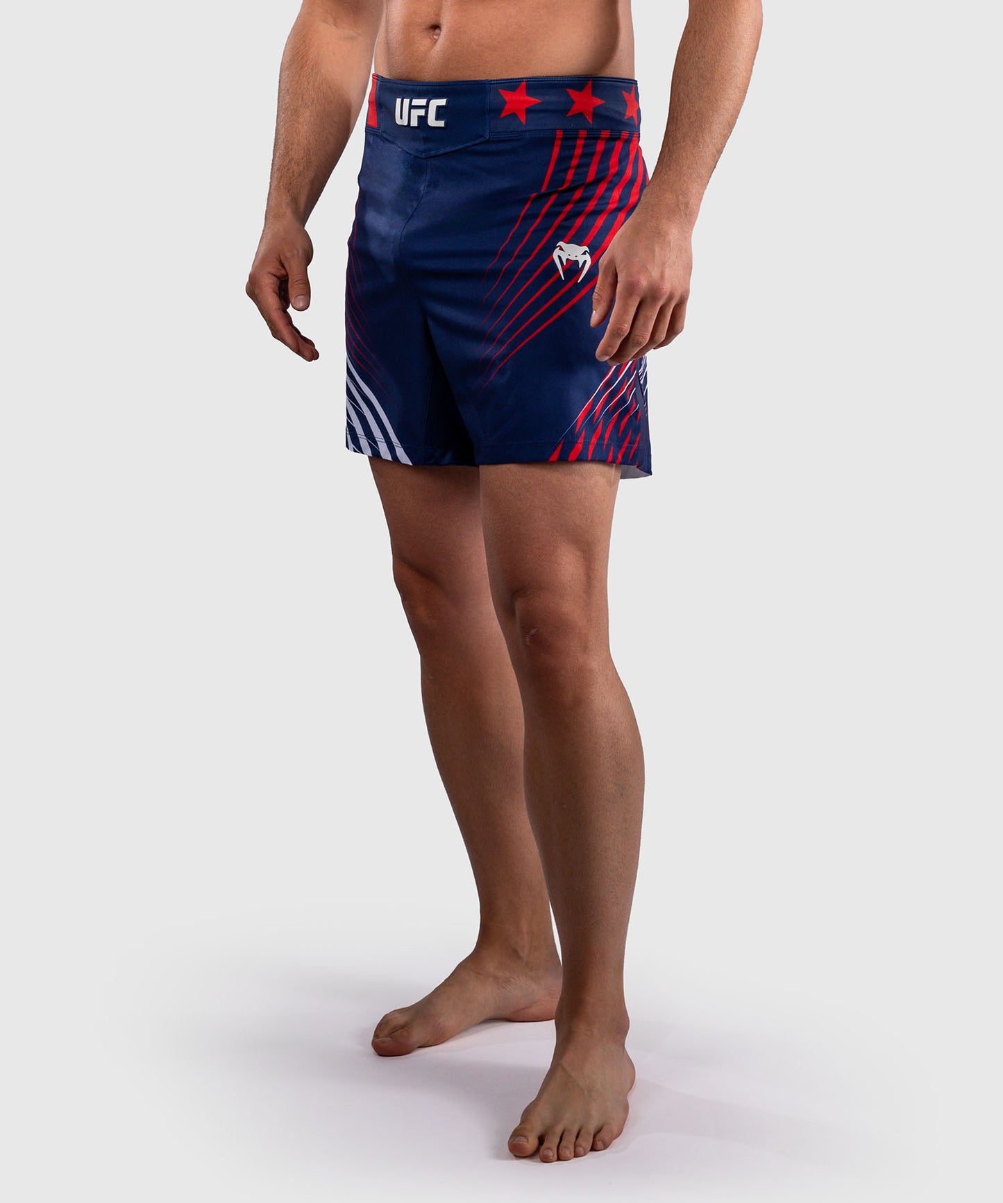 Official UFC Freedom 250 by Venum Authentic Fight Night Pantaloncini da combattimento taglio corto da uomo - Blu