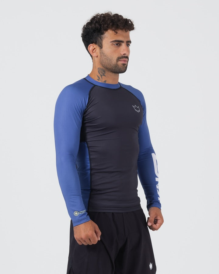 Kingz Ranked Performance V2 Rashguard de Manga Larga - Azul