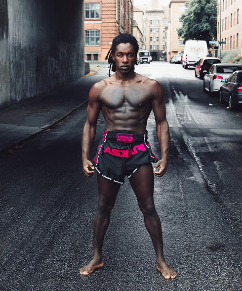 Askari Sahara Pantaloncini da Muay Thai - Nero