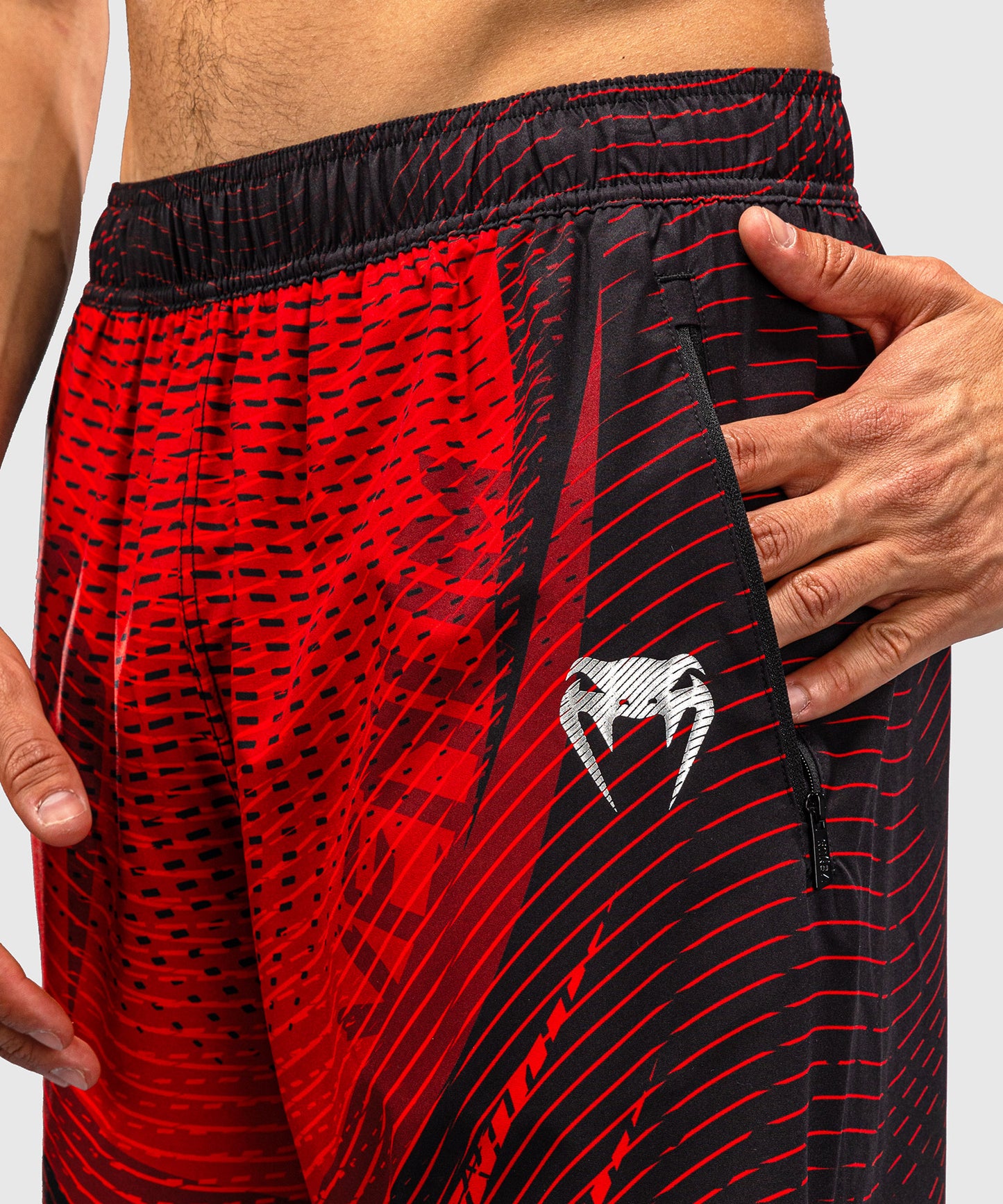 Venum Galactic 3.0 Pantalón Corto de Entrenamiento - Rojo/Plata