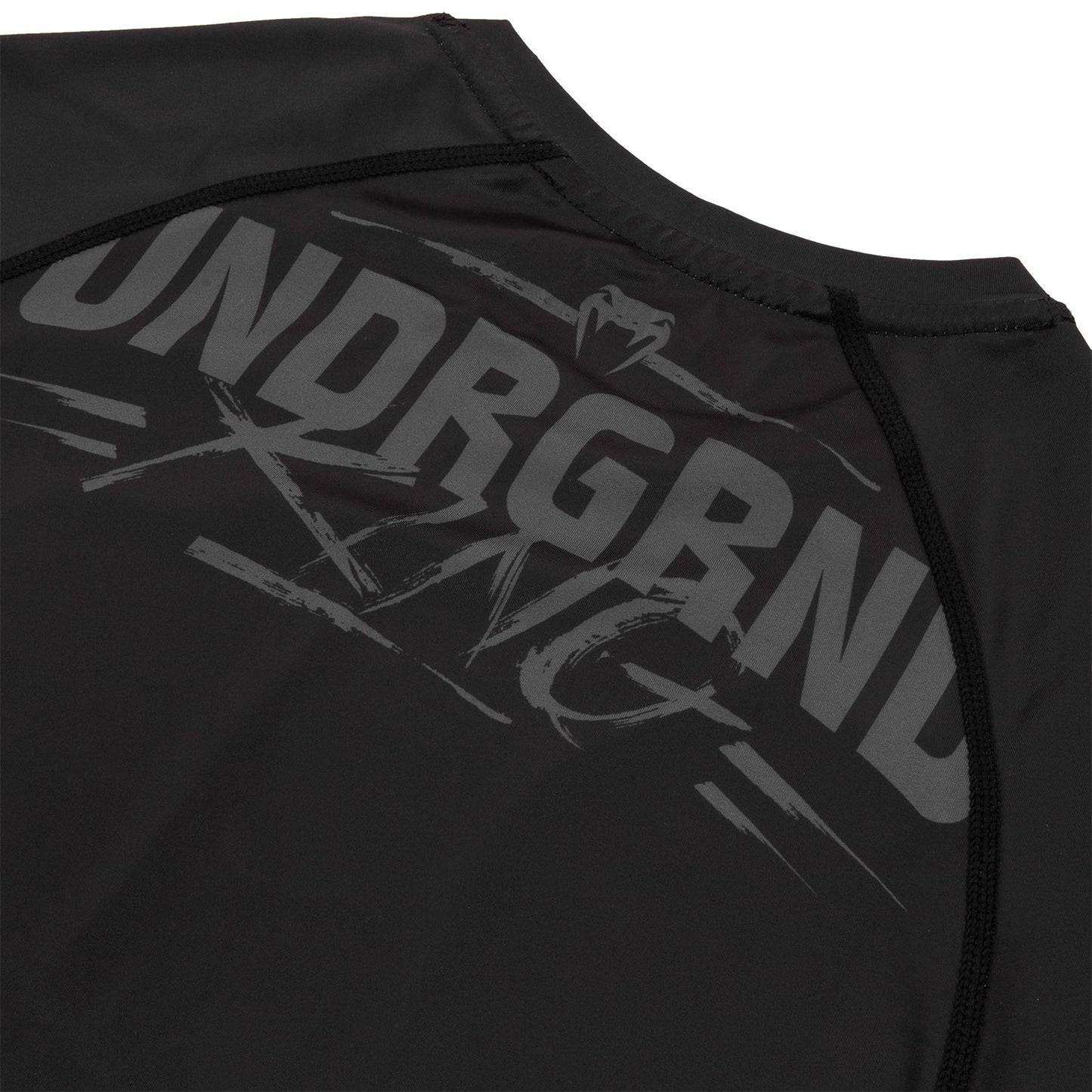 Venum Underground King Rashguard - Kurzarm - Schwarz/Sand