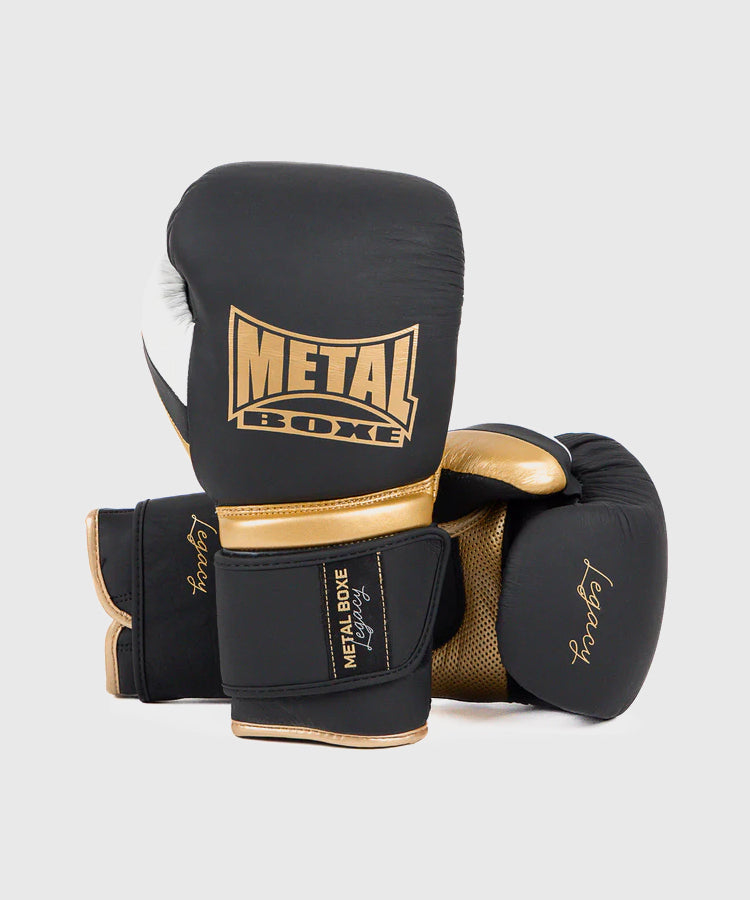 Metal Boxe Legacy Sparring Boxhandschuhe - Schwarz