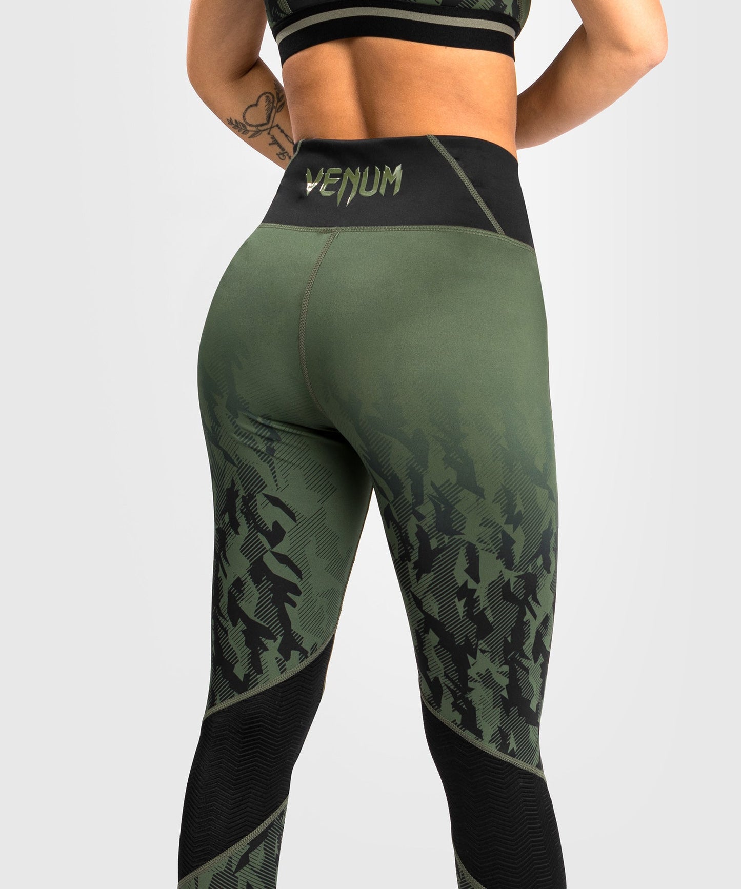 Venum Authentic Fight Week UFC Women's Leggings - Khaki