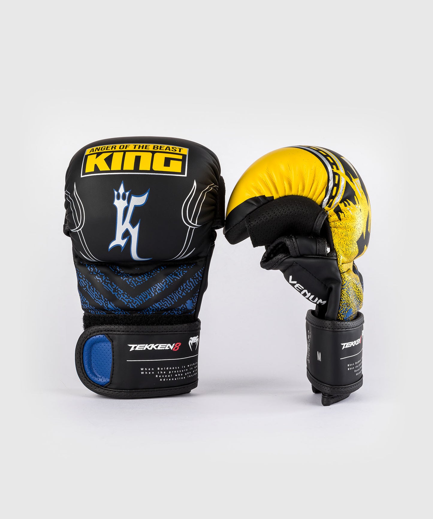 Gants de sparring King Venum x TEKKEN 8 - Noir/Jaune
