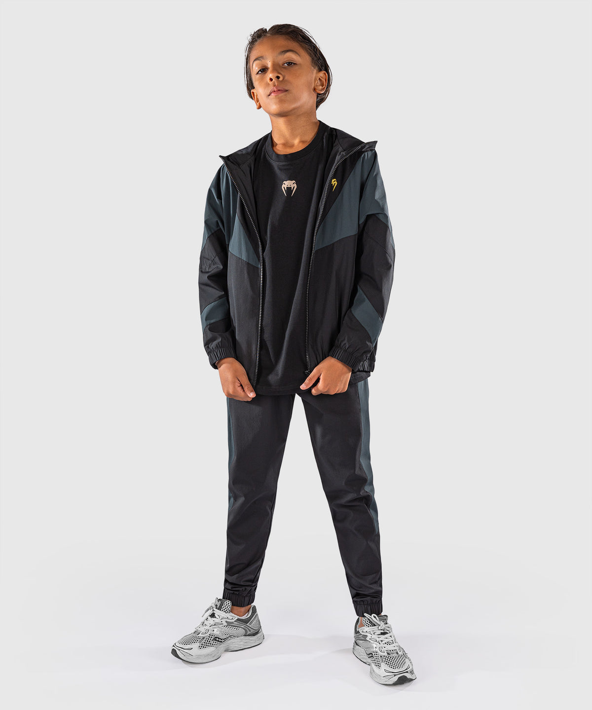 Venum Vectra Chaqueta de chándal infantil - Negro/Dorado