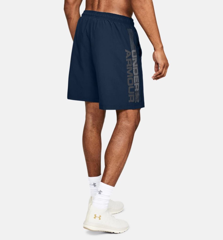 Under Armour Woven Graphic Wordmark Shorts – Azul Marino