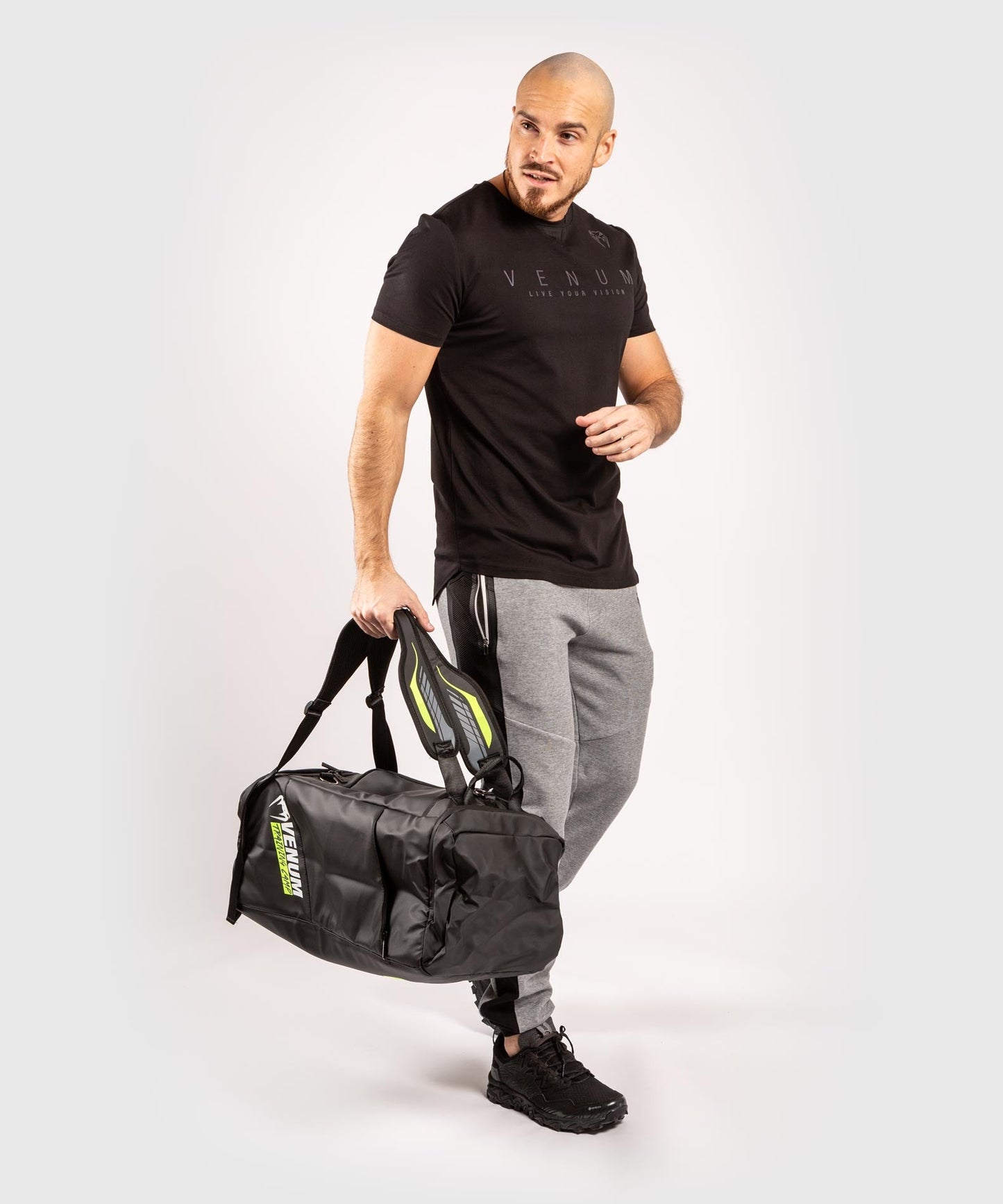 Venum LiveYourVision T-Shirt - Black/Irish
