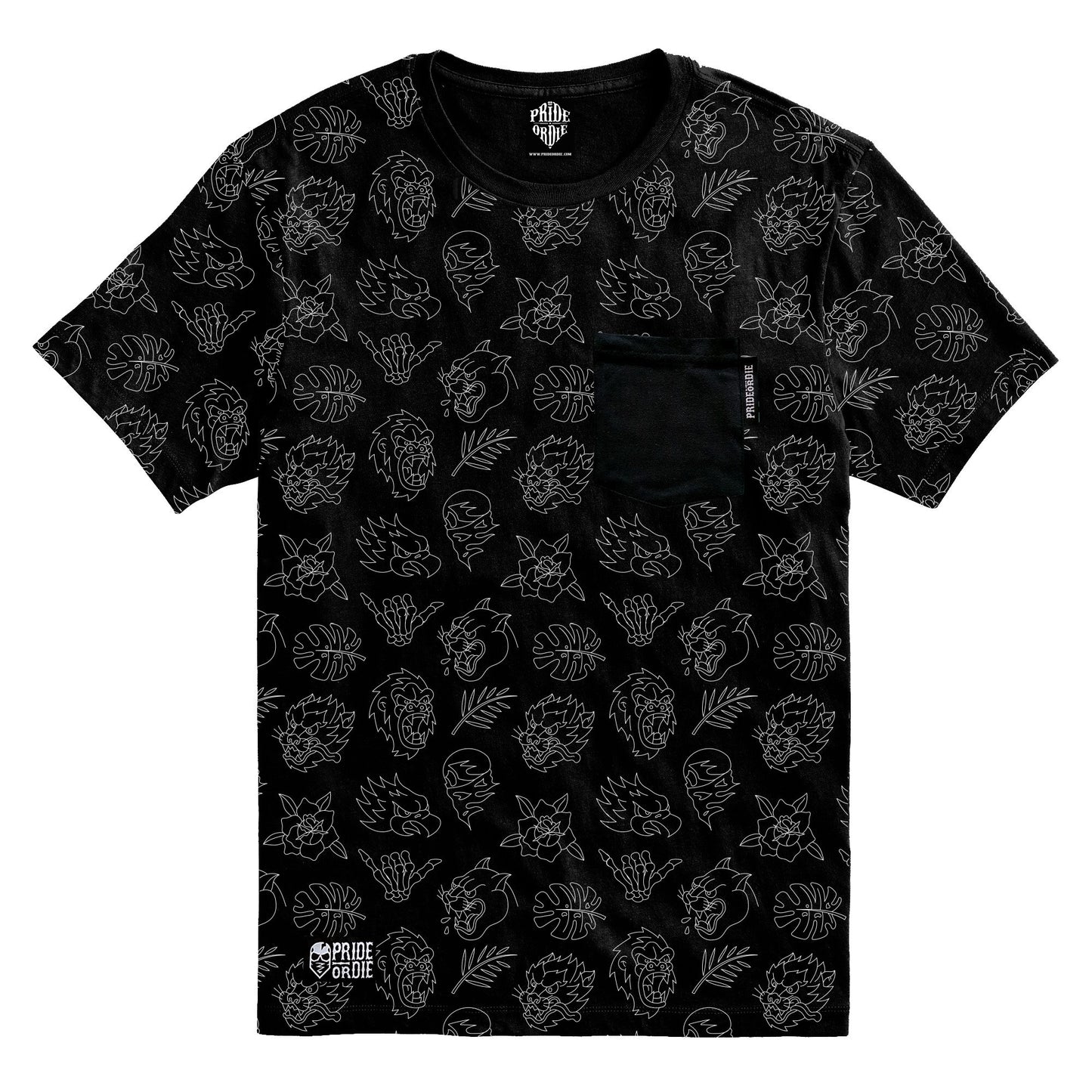 Pride Or Die Wild Side Trainings-T-Shirt - Schwarz