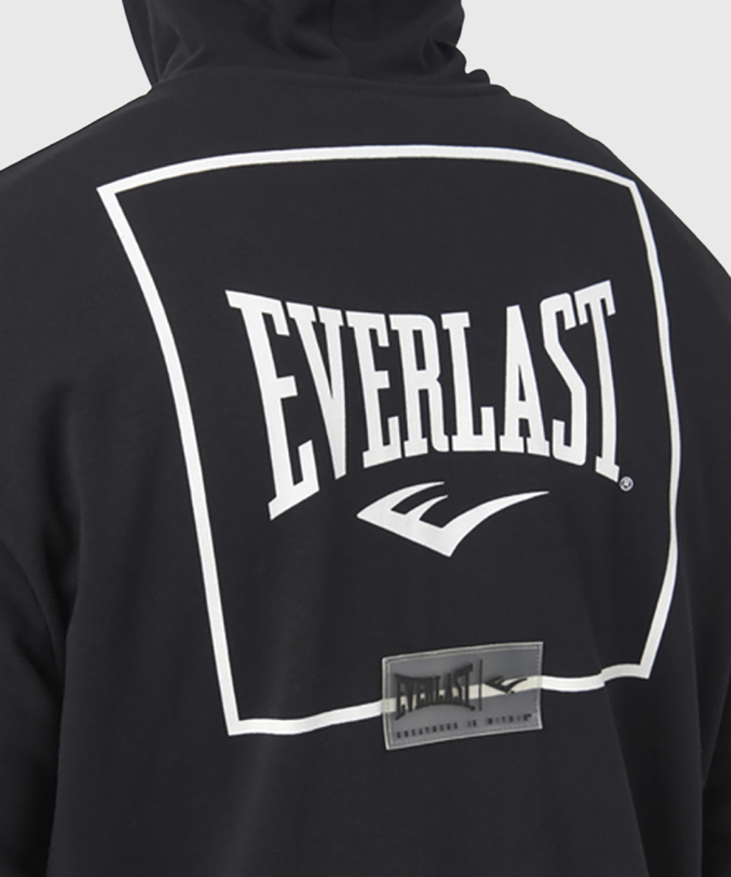 Everlast Back Square Felpa con Zip - Nero